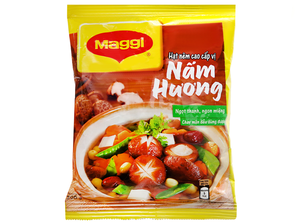  HẠT NÊM MAGGI NẤM HƯƠNG CHAY 200G 