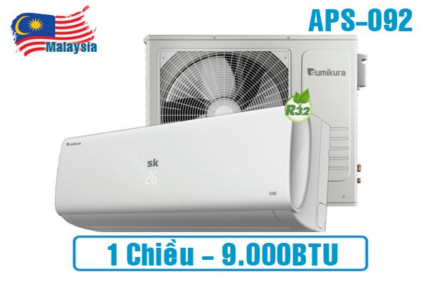  Điều hòa Sumikura 9000BTU 1 chiều APS-092 