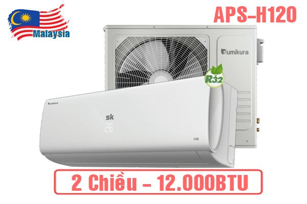  Điều hòa Sumikura 12000BTU 2 chiều APS-H120 