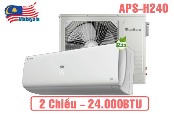  Điều hòa Sumikura 24000BTU 2 chiều APS-H240 