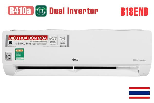  Điều hòa LG 2 chiều 18.000BTU inverter B18END 