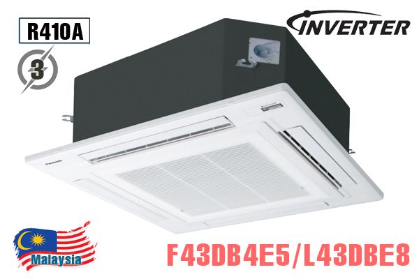  Điều hòa âm trần Panasonic 43.000BTU 2 chiều Inverter 3 Pha CS-F43DB4E5/CU-L43DBE8 