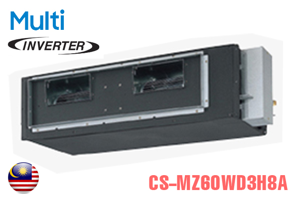 CS-MZ60WD3H8A, Điều hòa multi Panasonic âm trần nối ống gió 2 chiều 21000BTU