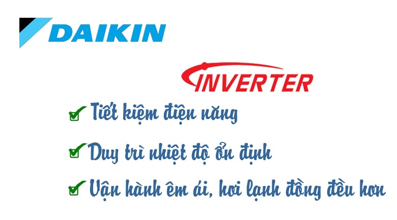 điều hòa Daikin inverter tiết kiệm điện