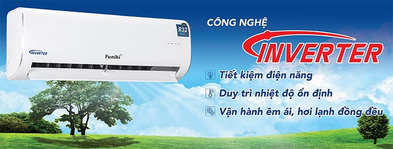 Điều hòa Funiki inverter tiết kiệm điện tới 30%