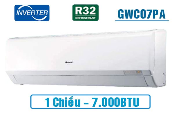  Điều hòa Gree 7000BTU 1 chiều inverter GWC07PA-K3D0P4 