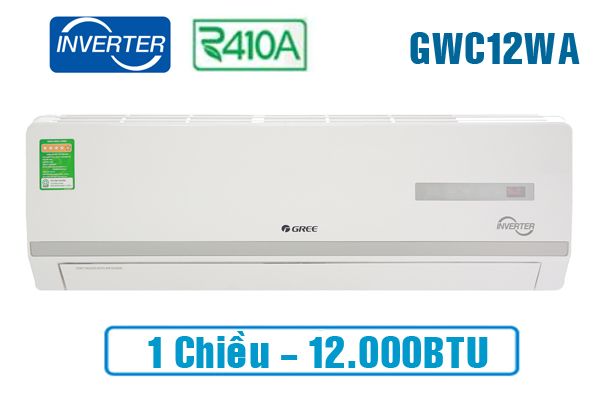  Điều hòa Gree 12.000BTU 1 chiều inverter GWC12WA-K3D9B7I 