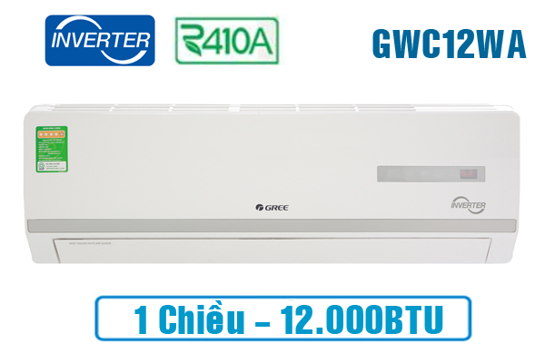 Gree GWC12WA-K3D9B7I, Điều hòa Gree 12000BTU 1 chiều inverter