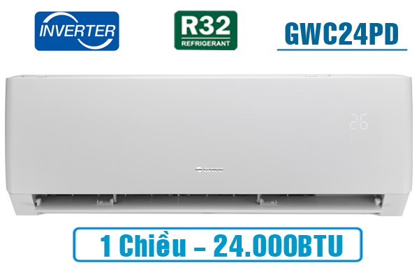 Gree GWC24PD-K3D0P4, Điều hòa Gree 24000BTU 1 chiều inverter