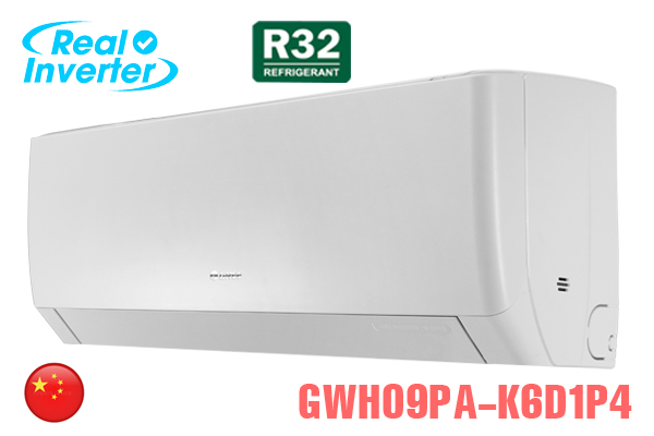 GWH09PA-K6D1P4, Điều hòa Gree 9000 BTU 2 chiều inverter