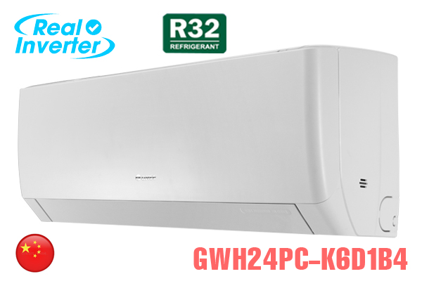 GWH24PC-K6D1B4, Điều hòa Gree 24000BTU 2 chiều inverter