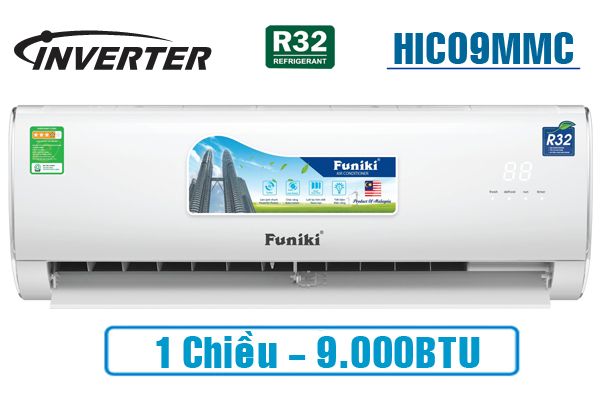  Điều hòa Funiki 9000BTU 1 chiều inverter HIC09MMC 