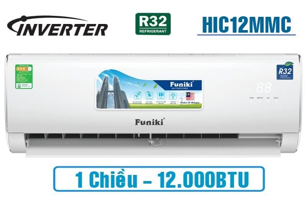  Điều hòa Funiki 12000BTU 1 chiều inverter HIC12MMC 