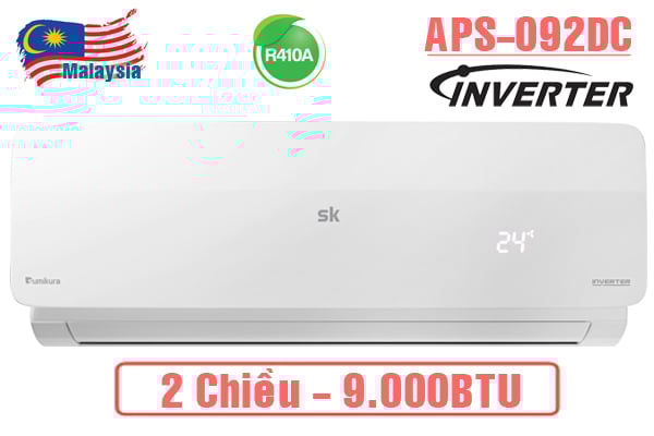 APS/APO-H092DC, Điều hòa Sumikura 9000BTU 2 chiều Inverter