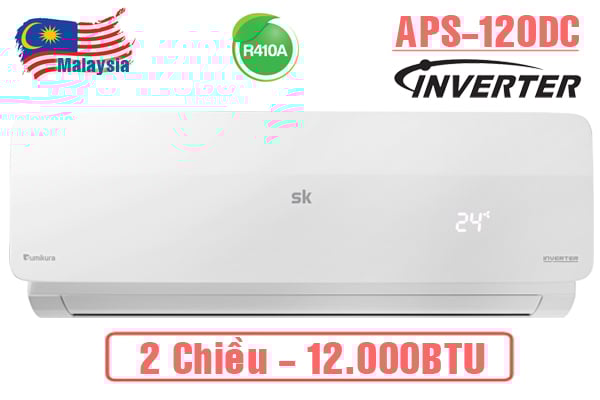APS/APO-H120DC, Điều hòa Sumikura 12000BTU 2 chiều Inverter