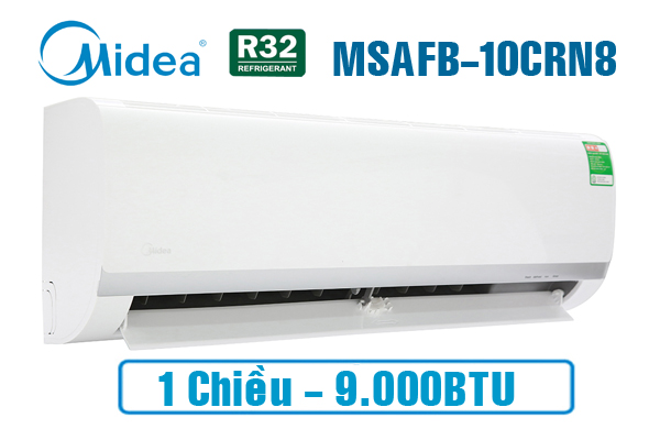 Midea MSAFB-10CRN8, Điều hòa Midea 1 chiều 9000BTU gas R32