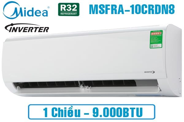  Điều hòa Midea 9000BTU 1 chiều inverter MSFRA-10CRDN8 
