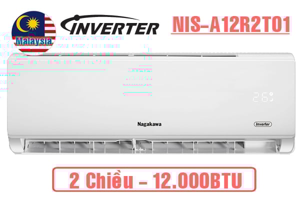 Nagakawa NIS-A12R2T01, Điều hòa Nagakawa 12000BTU 2 chiều inverter
