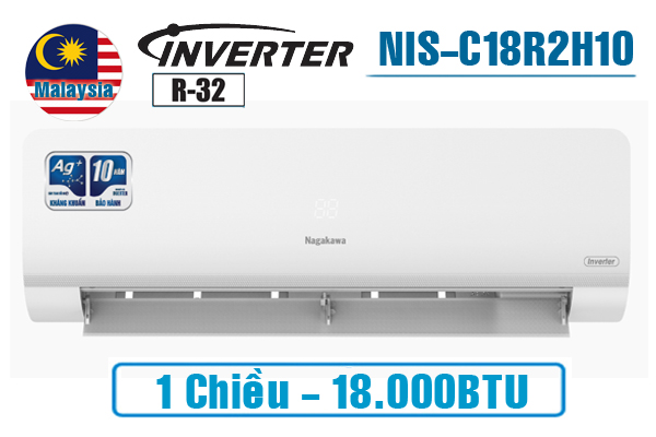 NIS-C18R2H10, Điều hòa Nagakawa 18000BTU 1 chiều inverter