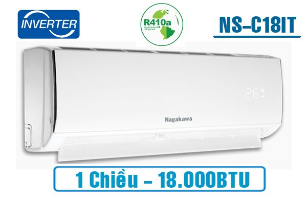  Điều hòa Nagakawa inverter 1 chiều 18.000BTU NS-C18IT 