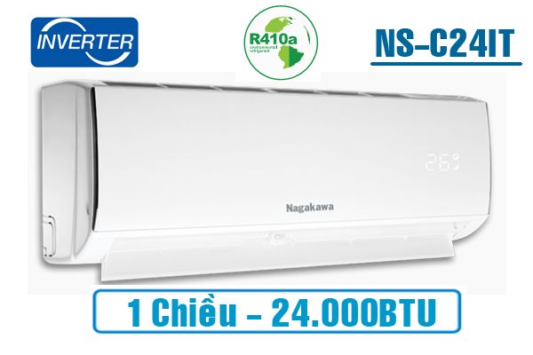  Điều hòa Nagakawa inverter 1 chiều 24.000BTU NS-C24IT 