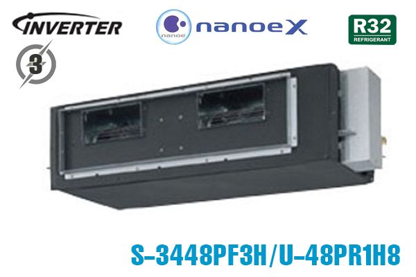  Điều hòa âm trần nối ống gió Panasonic 48000BTU 3 Pha S-3448PF3H/U-48PR1H8 