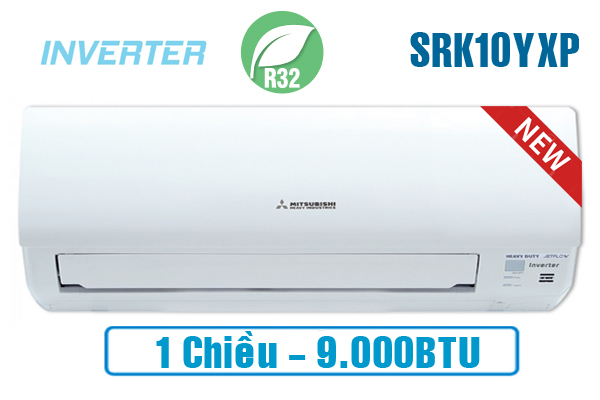 Mitsubishi Heavy SRK10YXP-W5, Điều hòa 9000BTU 1 chiều Inverter