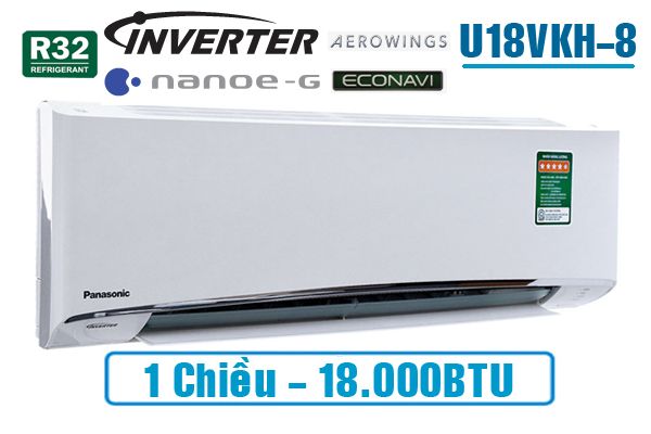  Điều hòa Panasonic 18.000BTU 1 chiều inverter U18VKH-8 