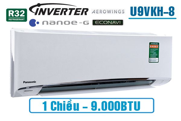  Điều hòa Panasonic 9.000BTU 1 chiều inverter U9VKH-8 