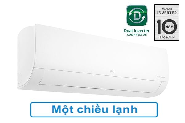  Điều hòa LG 9.000BTU 1 chiều inverter V10APF 