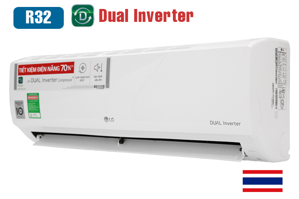 LG V13ENH, Điều hòa LG inverter 12000BTU 1 chiều gas R32