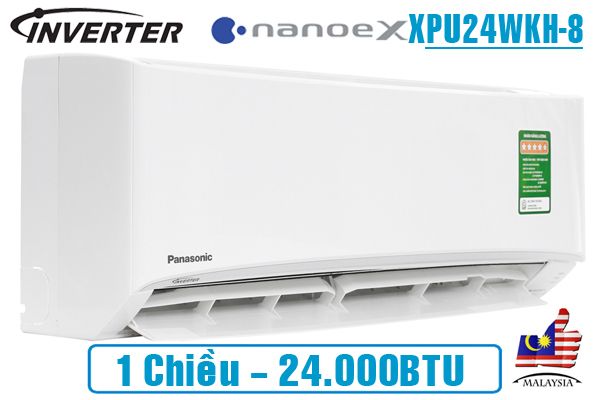  Điều hòa Panasonic NanoeX 24000BTU 1 chiều inverter XPU24WKH-8 