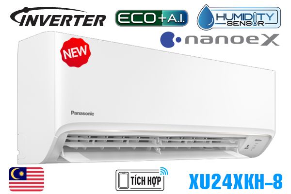  Điều hòa Panasonic 24000BTU 1 chiều inverter cao cấp XU24XKH-8 