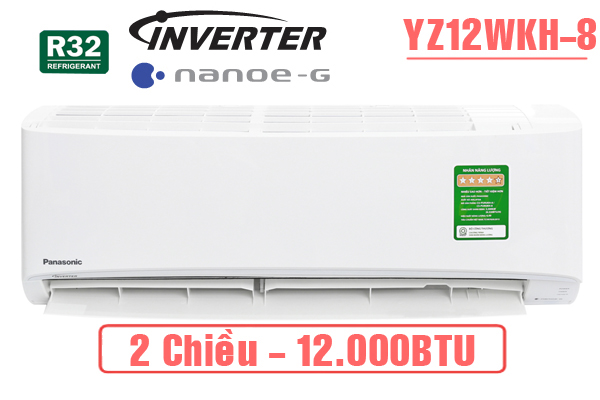 Panasonic YZ12WKH-8, Điều hòa Panasonic 2 chiều 12000BTU