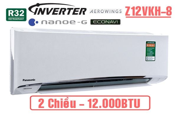  Điều hòa Panasonic 2 chiều inverter 12.000BTU Z12VKH-8 