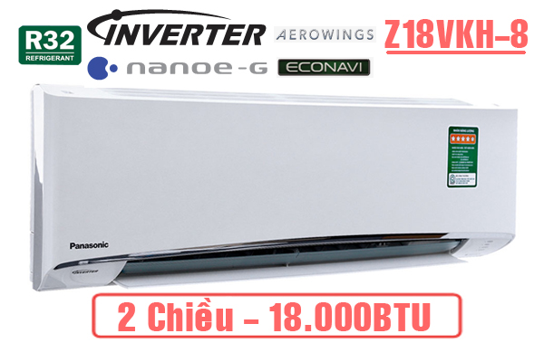 Panasonic Z18VKH-8, Điều hòa Panasonic 2 chiều inverter 18.000BTU