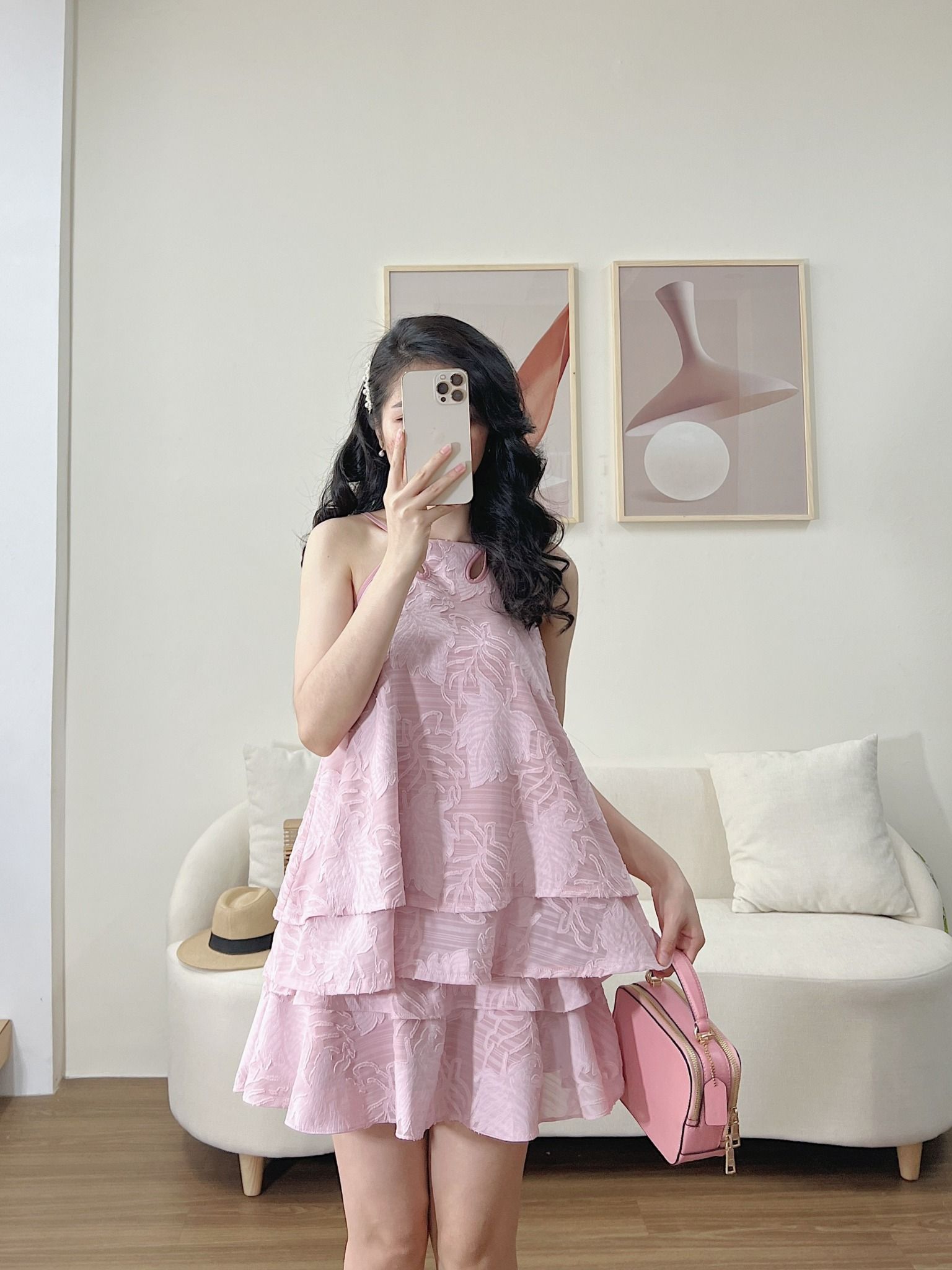 Lịch sử giá Set chân váy xòe phối áo yếm thổ cầm màu đỏ cập nhật 72023   BeeCost