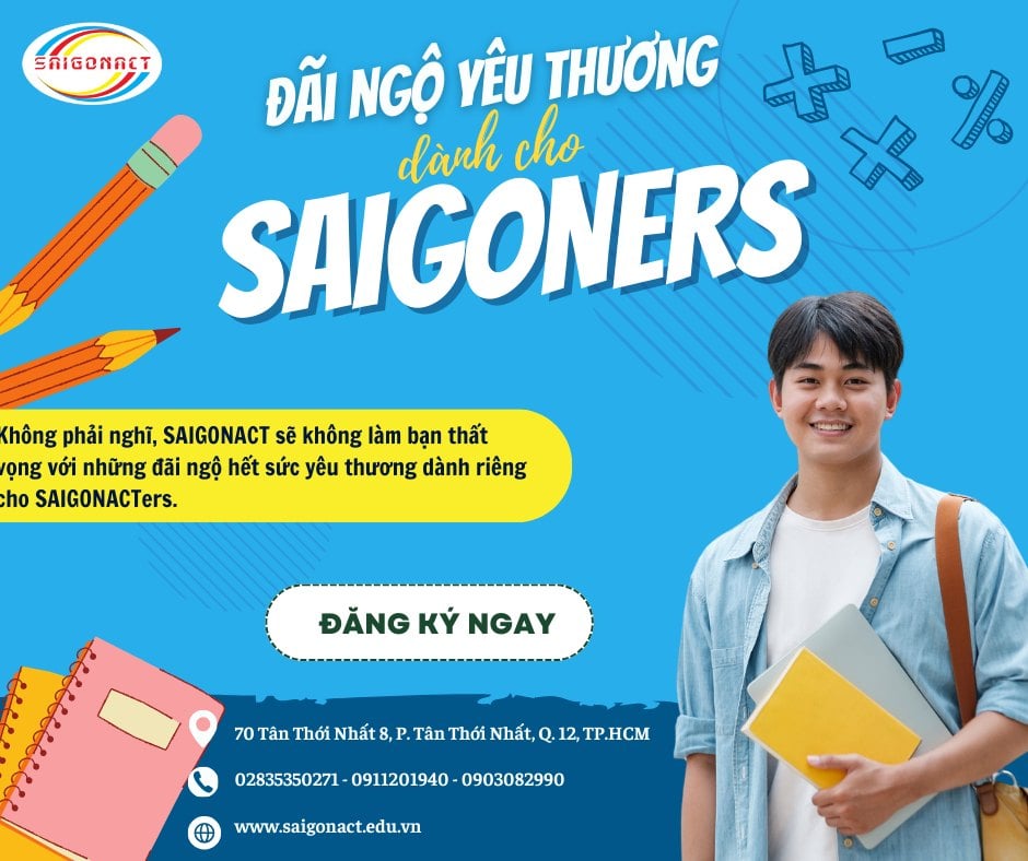 VÌ SAO TÔI CHỌN HỌC SAIGONACT