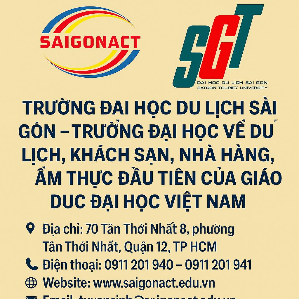 Trường đại học về Du lịch, Khách sạn, Nhà hàng và Ẩm thực đầu tiên của Việt Nam
