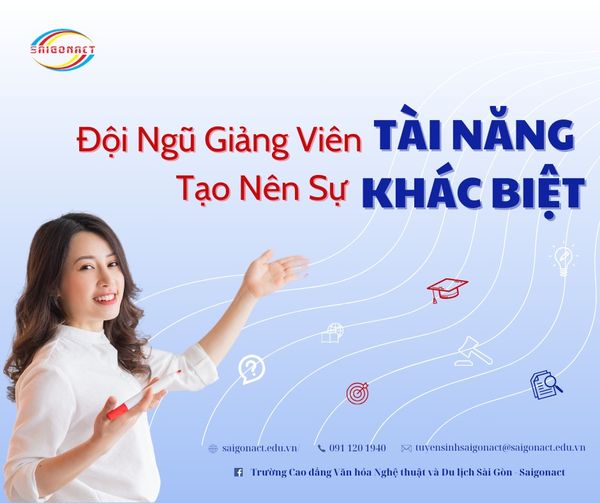 SAIGONACT VỚI ĐỘI NGŨ GIẢNG VIÊN GIÀU KINH NGHIỆM