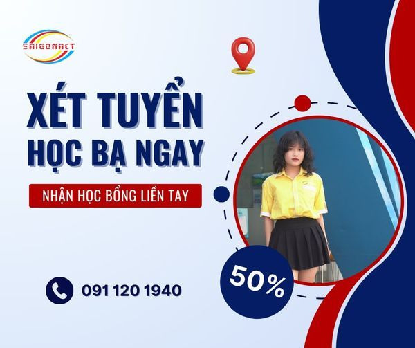 HỌC SAIGONACT YÊN TÂM CÓ VIỆC LÀM 100%