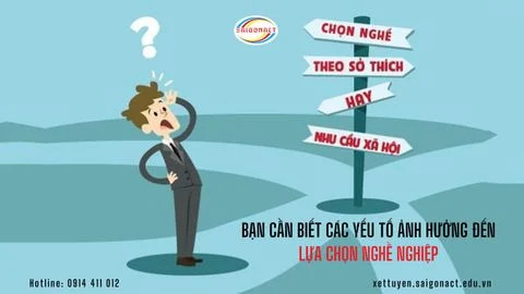 BẠN CẦN BIẾT CÁC YẾU TỐ ẢNH HƯỞNG ĐẾN LỰA CHỌN NGHỀ NGHIỆP