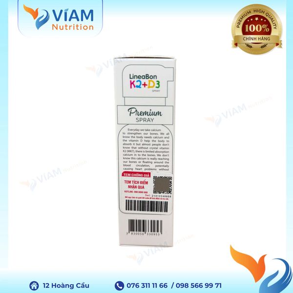  LineaBon K2D3 xịt (10ml) 