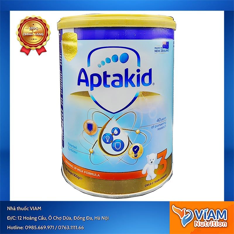  Sữa Aptakid Số 3 900G New Zealand (2 tuổi trở lên) 