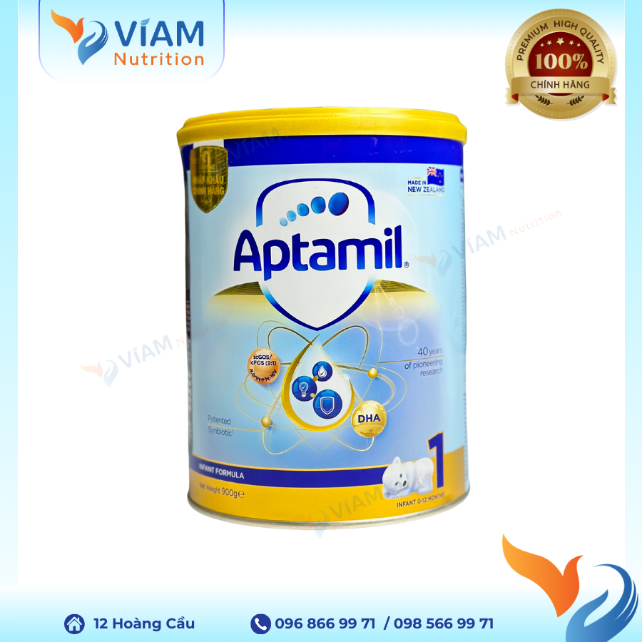  Sữa Aptamil Số 1 (hộp 900g) cho bé 0-12M 