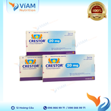  Crestor 20mg AstraZeneca -  trị tăng cholesterol máu nguyên phát 