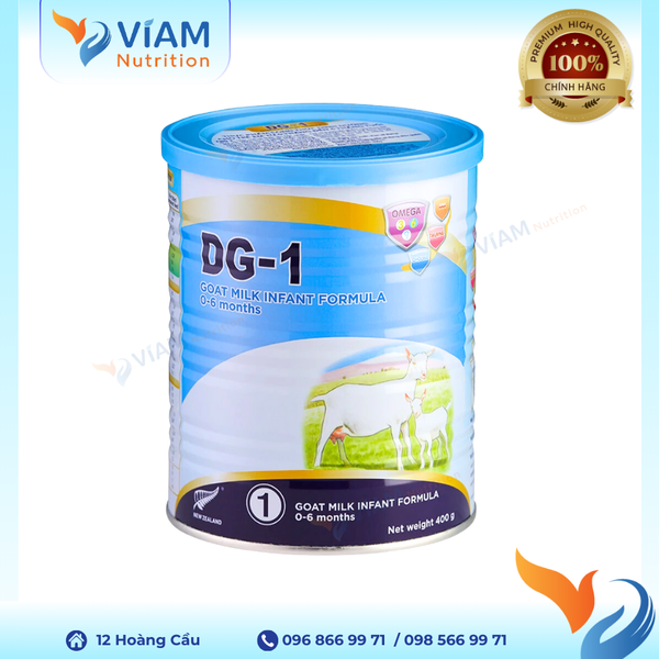  Sữa dê DG-1 400g (0-6 tháng) 
