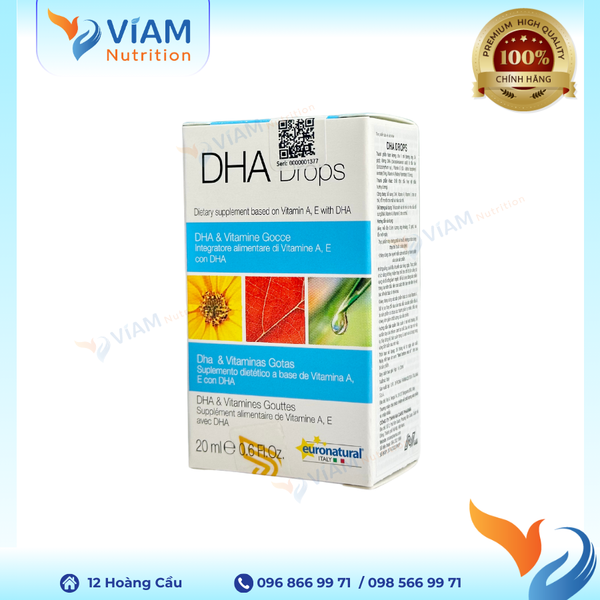  DHA Drops (Lọ 20ml) 