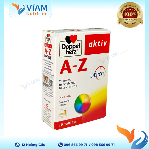  A-Z Depot (Hộp 3 vỉ x10 viên) 