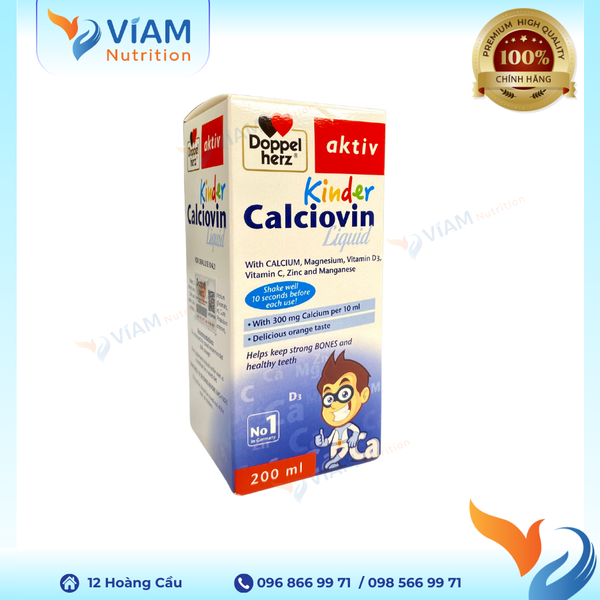  Kinder Calciovin Liquid (Lọ 200ml) 